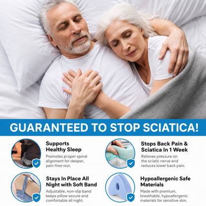 Memory Foam Leg Pillow for Better Hip & Leg Support